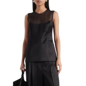 Khaite Sasmo Black sleeveless top